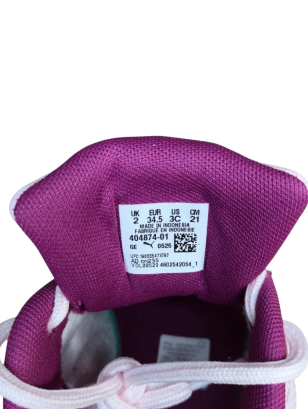 Puma Inverse Comforr Shoes in Whisp of Pink, Size: 3C Kids New!